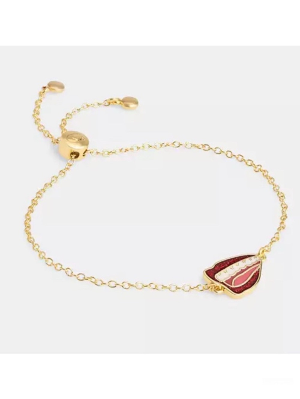 NEW! COACH x TOM WESSELMAN Lips Slider Bracelet, NWT, GORGEOUS!